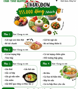 Thực Đơn Combo 4 - 155.000đ/khách