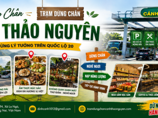 Khám Phá Trạm Dừng Nghỉ Quốc Lộ 20 Cảnh Thảo Nguyên Tại Định Quán, Đồng Nai